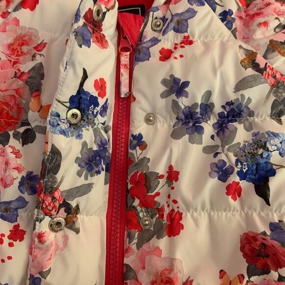 R 1881 by S. ROTHCHILD Girl’s Floral Puffer Jacket / Size: 3-6 Months - Picture 7 of 14